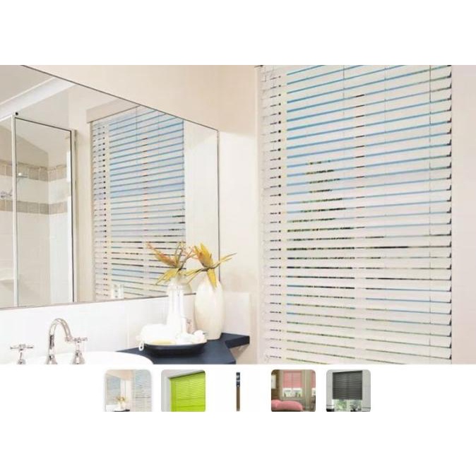 Kris venetian tirai plastik pvc gulung / blind roller uk 60 x 180 cm