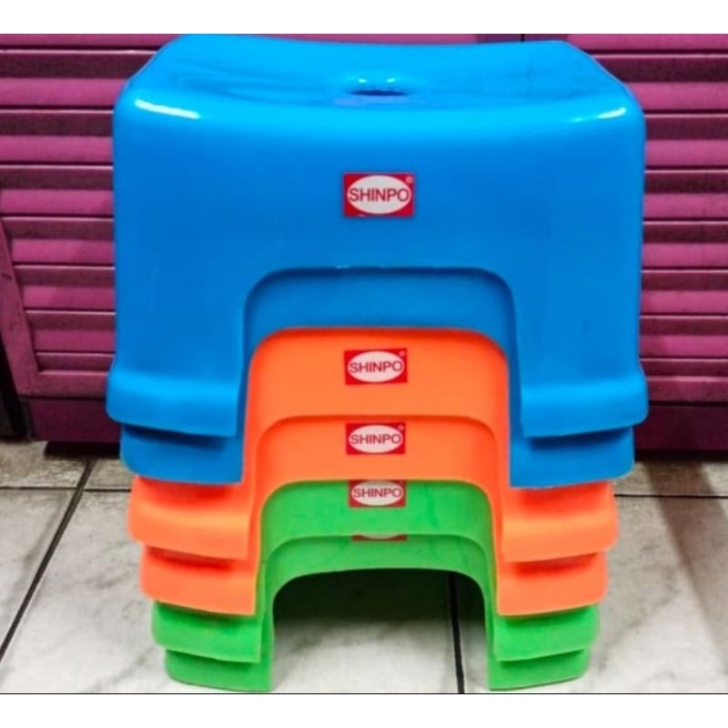 Grosir dingklik plastik/Bangku Kursi jongkok plastik shinpo/bangku pendek/kursi pendek/bangku jongko