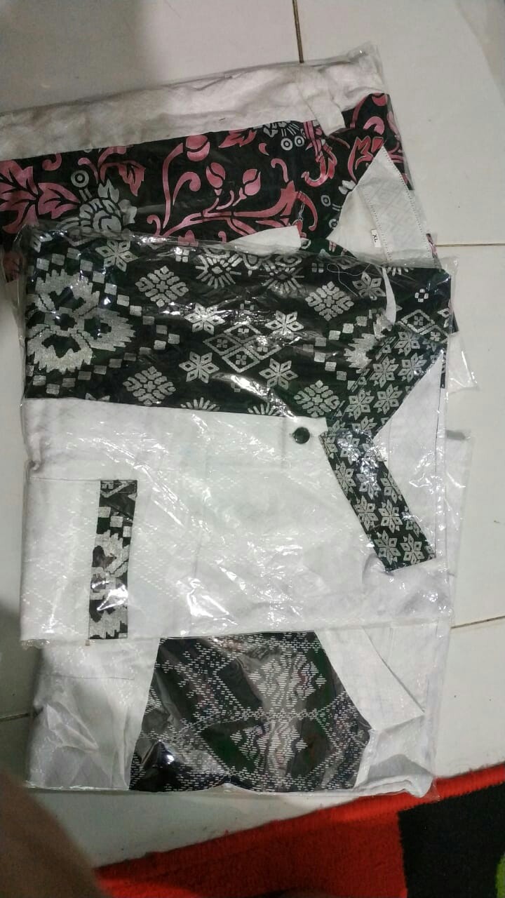 Promo Paket 100 Rb Dapat 3 Pcs Koko Lengan Pendek Koko Kombinasi Batik Koko Hadroh Modern Koko Murah