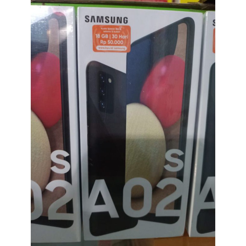 Samsung A02S Ram 4GB Rom 64GB Triple Kamera New Garansi