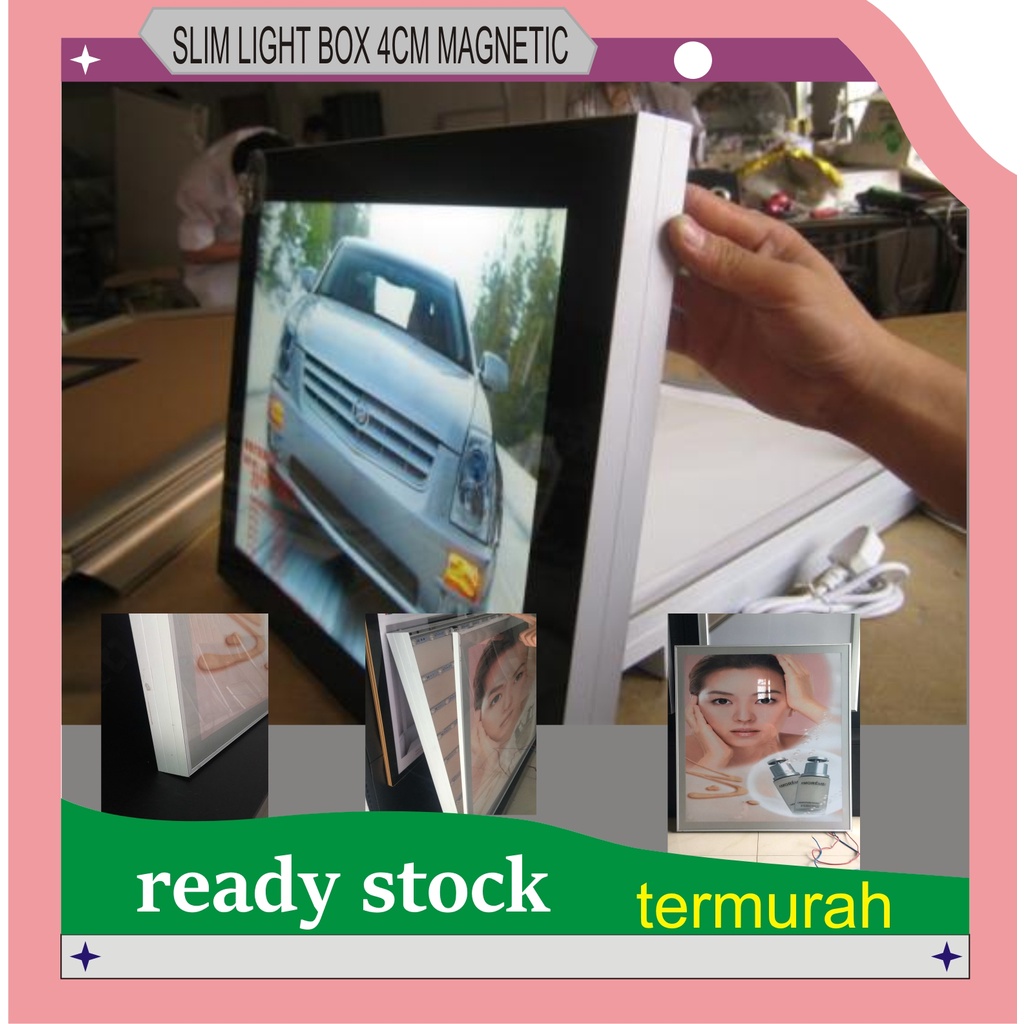 KLIP LIGHT BOX TEBAL UK 80X60CM