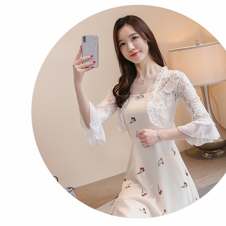 Special Promo Bolero Brukat Tangan 7/8 Cardigan Brukat Cardingan Pesta Bolero Lace Wanita Dewasa