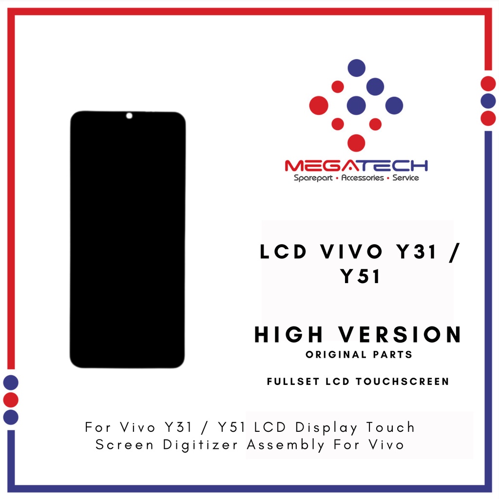 LCD Vivo Y31 / LCD Vivo Y51 2020 / LCD Vivo Y53S Fullset Touchscreen