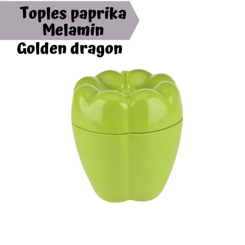 Toples melamin paprika golden dragon