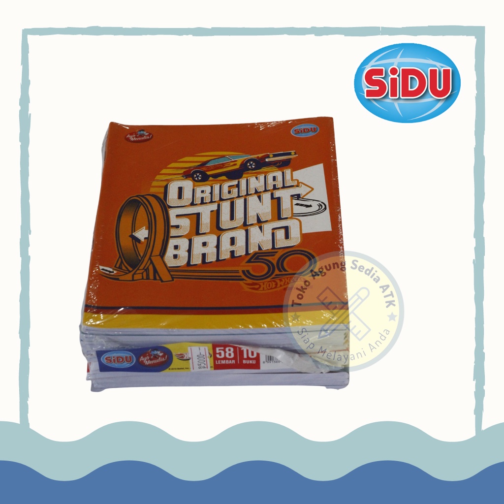 

SIDU Buku Tulis Bergaris 58 Lembar - 1 Pak