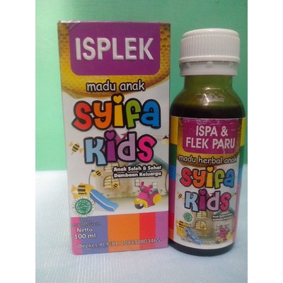 

MADU ANAK Obat Herbal anak Untuk ISPA dan Flek Paru SYIFA KIDS ISPLEK isi 100ml