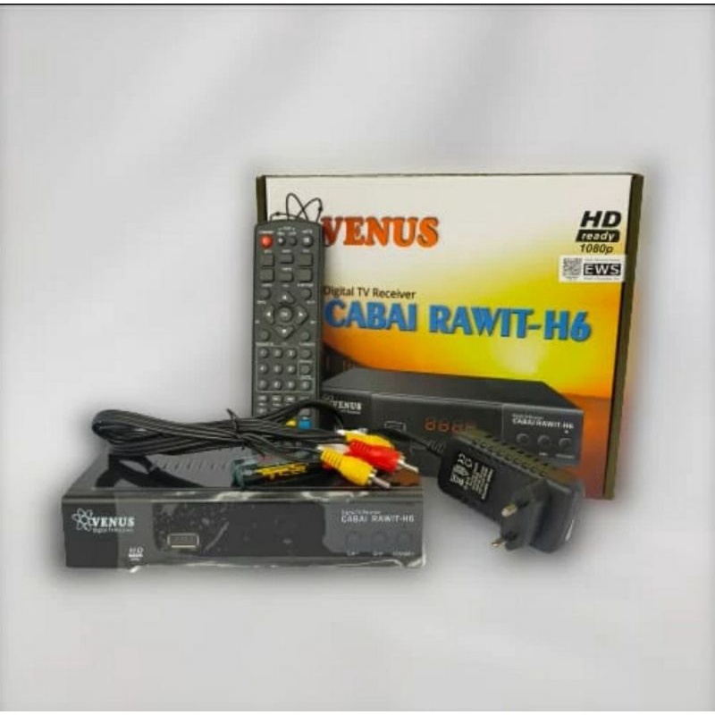 Jual Set Top Box Decoder Venus H6 Decoder TV Digital Shopee Indonesia