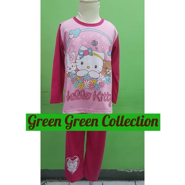 Piyama Kaos Anak Premium Hello Kitty New