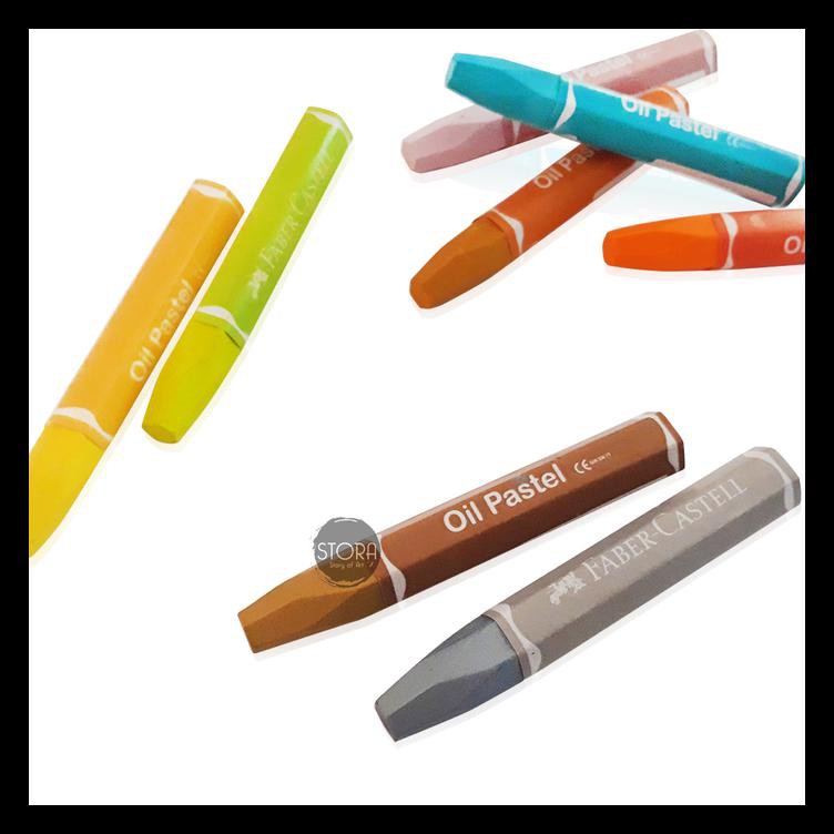 

Faber Castell Hexagonal Oil Pastel Crayon 72 Colours Color Warna Bermutu