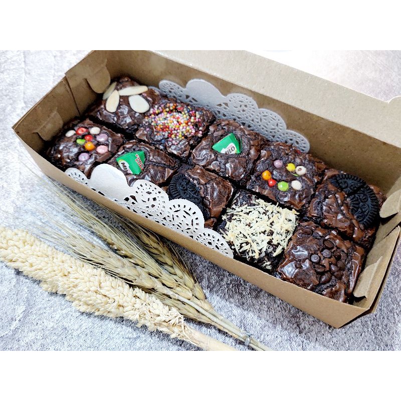 

Brownies coklat panggang(isi=10ptg)uk10x22