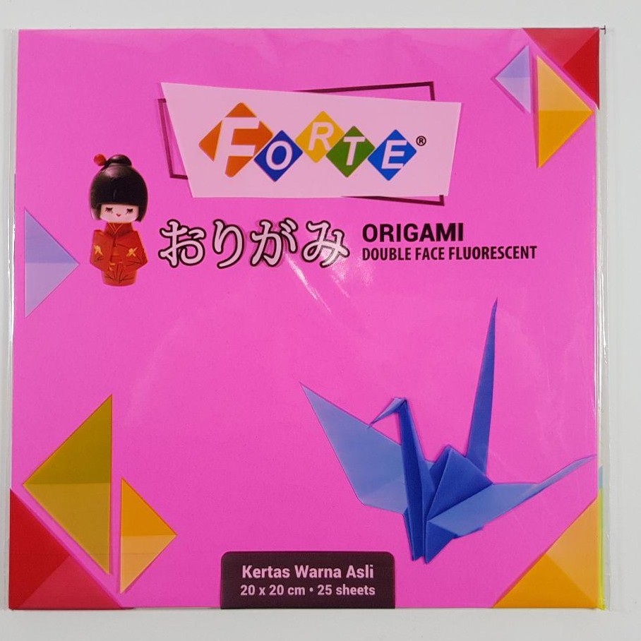 

[SET] KERTAS LIPAT ORIGAMI FORTE 20 x 20 (ISI 25 LEMBAR)*