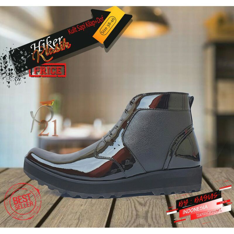 SEPATU PDH P21 FLAT HIKER KLASIK