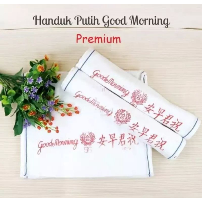 HANDUK GOOD MORNING/HANDUK MUKA/HANDUK SALON/HANDUK OLAHRAGA/HANDUK SERBAGUNA