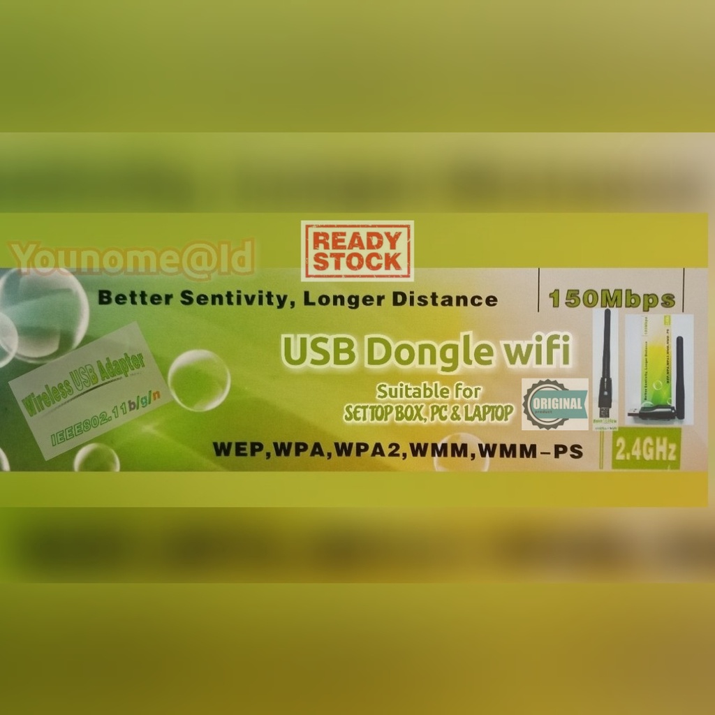 Dongle Wifi MT 7601 USB Dongle Wifi Set Top Box (STB) Siaran TV digital DVB T2 Support Semua Merk ST