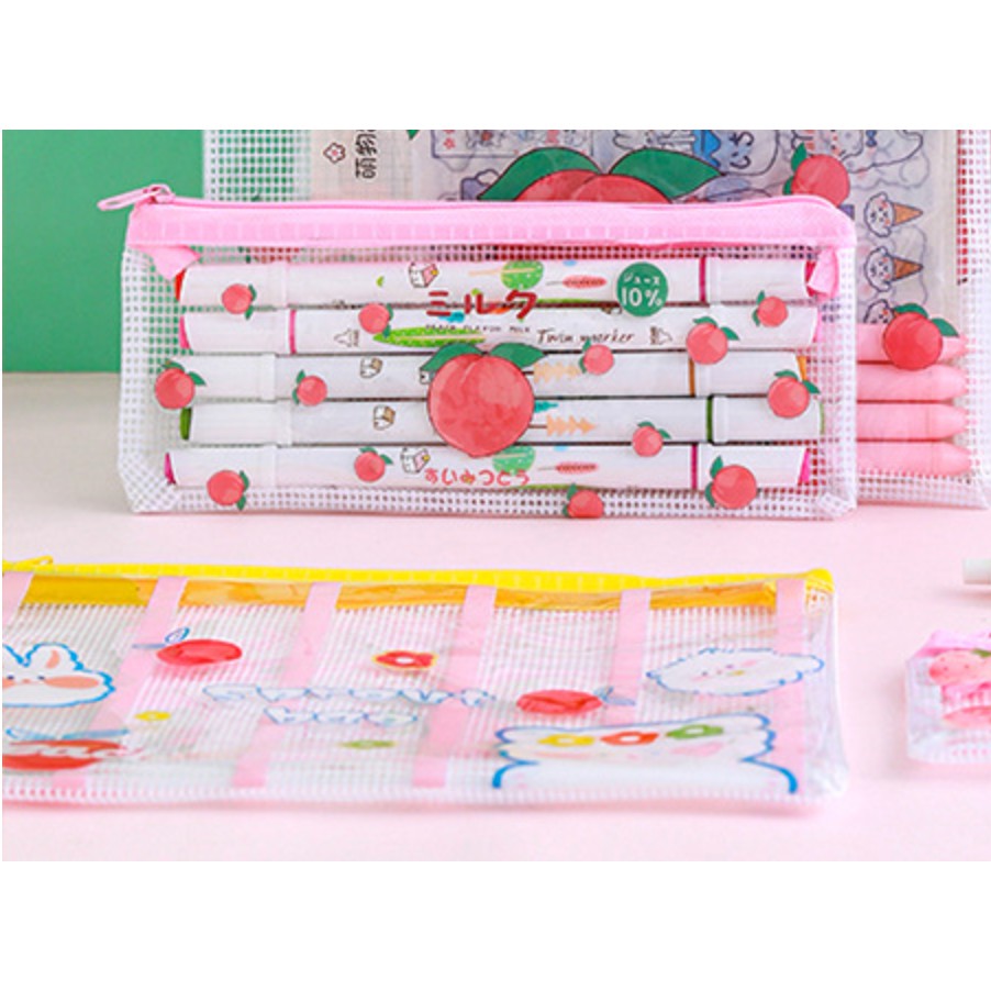 

Tempat Pensil Jaring Karakter Buah Kotak Pensil Kartun