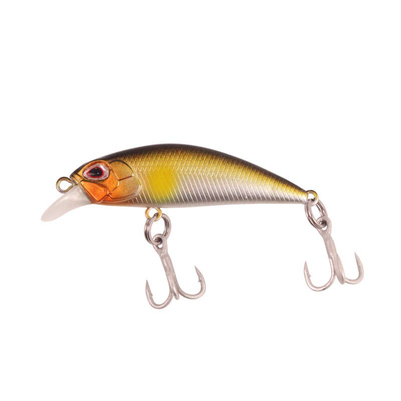 Shengyao 1Pcs New Sinking Minnow Umpan Pancing 5cm 3g Swimbait Fishing Lure Ikan Bass Wobbler Mini 3X Strength Hook Kail Memancing Tackle