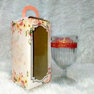

Box souvenir 8x8x17 Peach, Cream