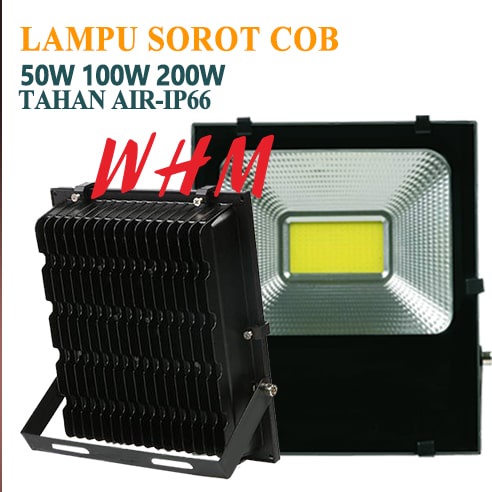 LAMPU SOROT COB 50W outdoor flood light/ kap sorot