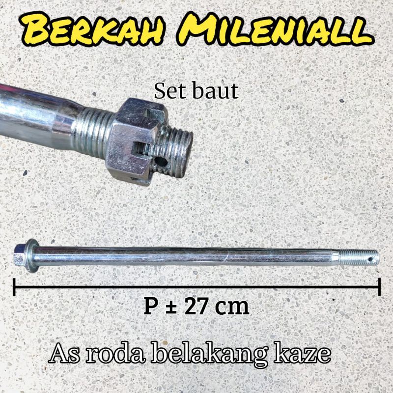 as roda belakang kaze ARM kawasaki Megapro mono