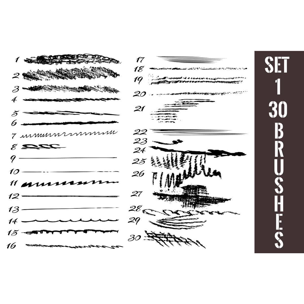 Bundle Of Brushes - Vector Designs