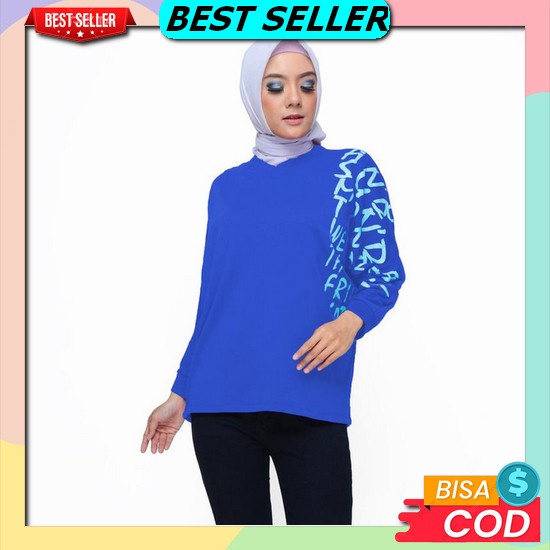 Baju Atasan Wanita Tunik Kekinian Terbaru Murah Import Fashion Muslim Korea Kemeja Kotak Bahan Katun