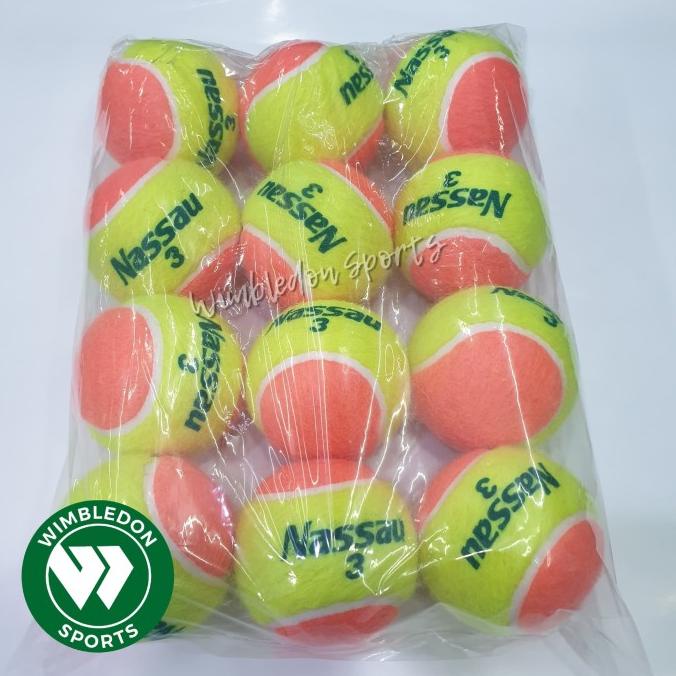 Bola Latihan Nassau 3 / Bola tenis Nassau / Training nassau isi 12