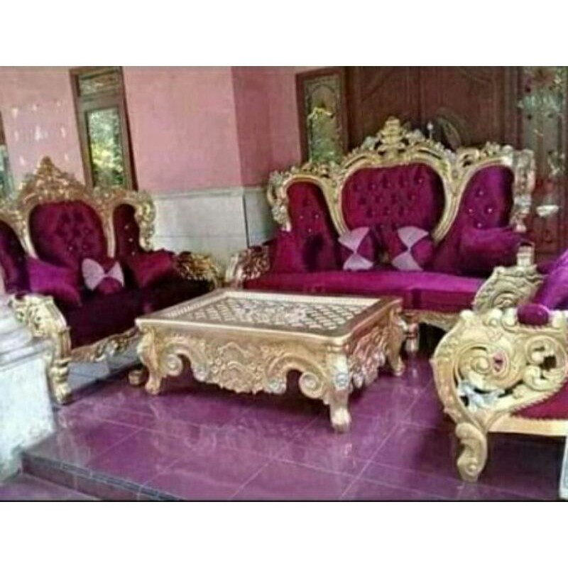 Kursi Sofa Tamu Sultan Jati Jepara High class