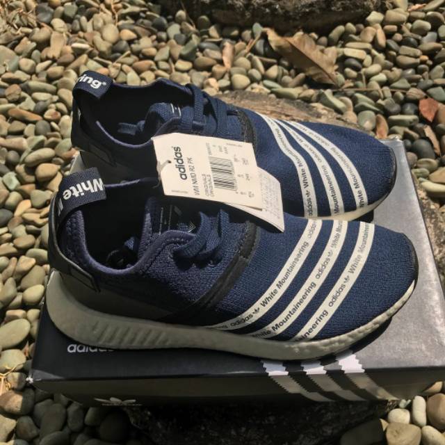 Adidas Originals x White Mountaineering NMD_R2 PK (Navy/White) Original