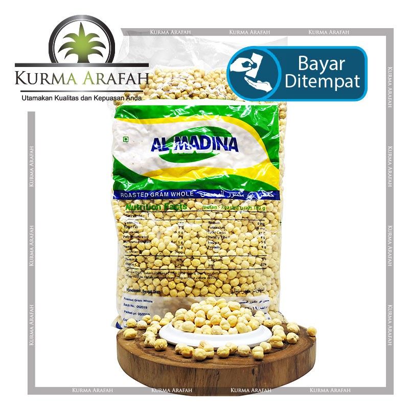 

Kacang Arab India / Kabuli / ceci / Chickpea 1kg || Kacang Arab Al Madina 1 Kg