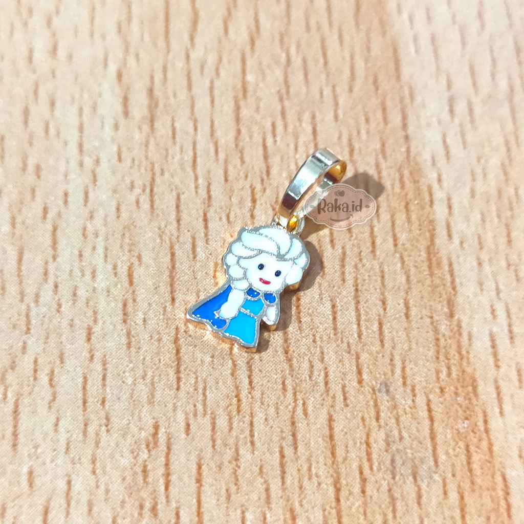 Liontin Elsa Frozen Gold Perhiasan Cantik Wanita Lapis Emas 18k 827