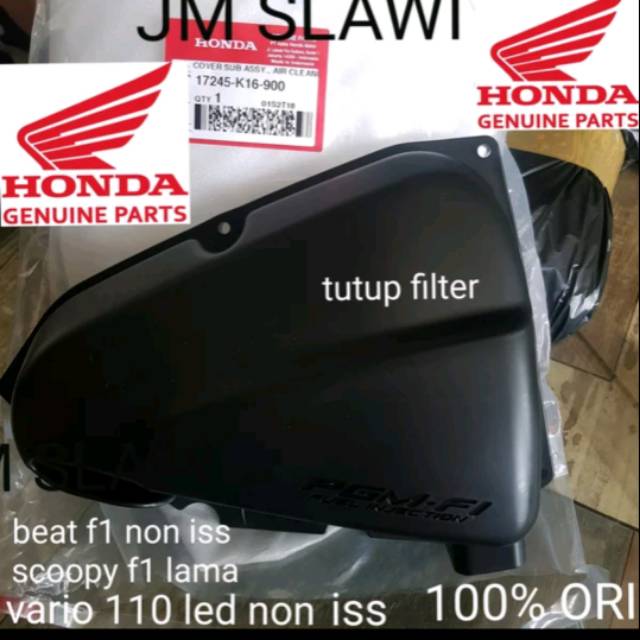 17245-K16-900 Tutup filter beat fi stater kasar vario 110 led stater kasar scoopy fi stater kasar ori AHM