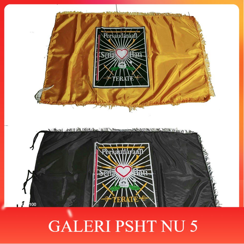 ATRIBUT PSHT- BENDERA PSHT BOLAK BALIK-BENDERA PSHT BESAR-BENDERA PSHT 2 SISI-BENDERA PSHT MURAH