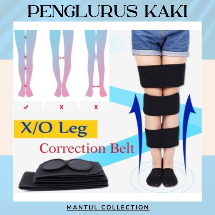 Alat Terapi Alat Terapi Pelurus kaki O/X Jorzilano Legs Correction Brace Straight(D6B9) Alat Pijat E