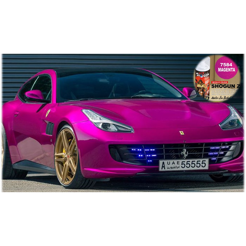 Shogun Z Warna Magenta Cat Semprot Mobil Motor Tahan Bensin Uk 400cc Shopee Indonesia
