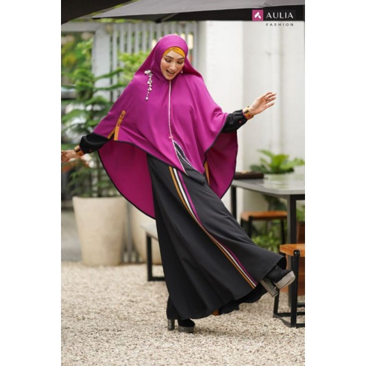 Arsyila Black Burgundi by aulia Fashion