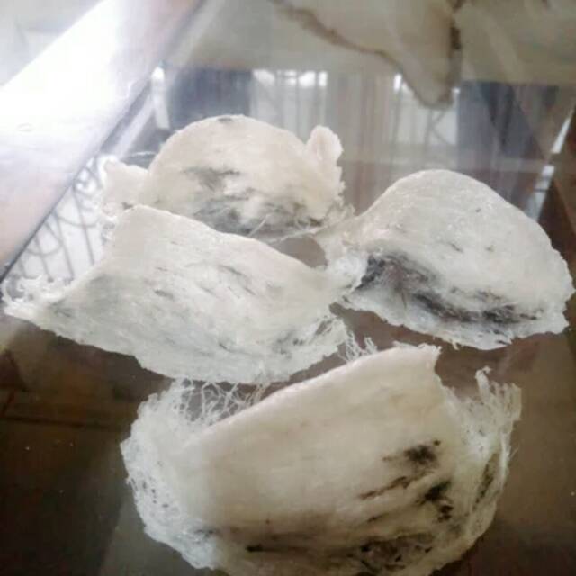 

Sarang burung Walet Original Lokal non bahan kimia (pemutih/pewarna)