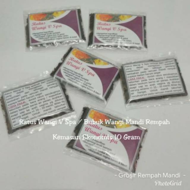 Ratus Wangi / Bubuk Wangi Mandi Rempah Ekonomis 10 Gram.