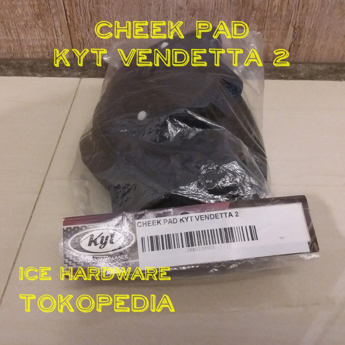 Busa Pipi Cheek Pad Helm Motor KYT Vendetta 2 Termurah Original