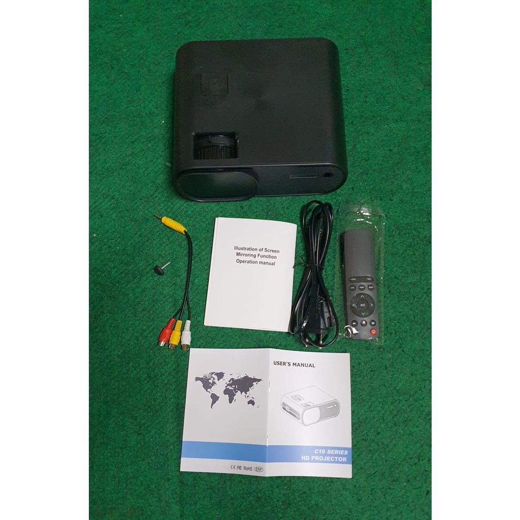 PROJECTOR CHEERLUX C10 WIFI TV TUNER 2600 LUMENS SUPPORT 1080P