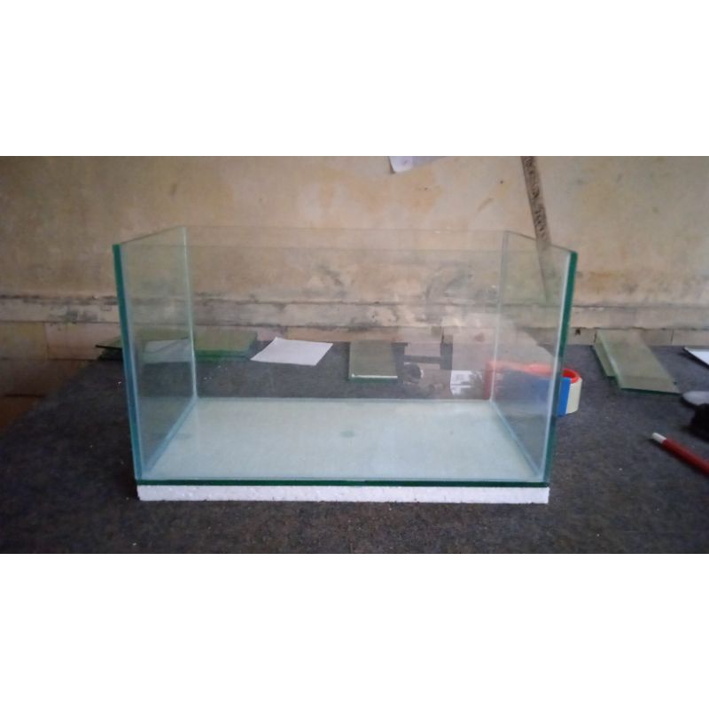 Aquarium kaca aquascape aquarium ikan chana 50x25x25