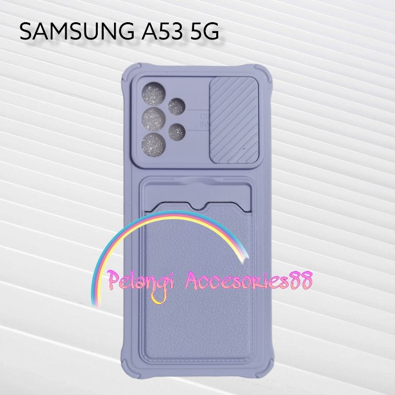 CASE SAMSUNG A53 5G SOFTCASE SLEDING WARNA WARNI