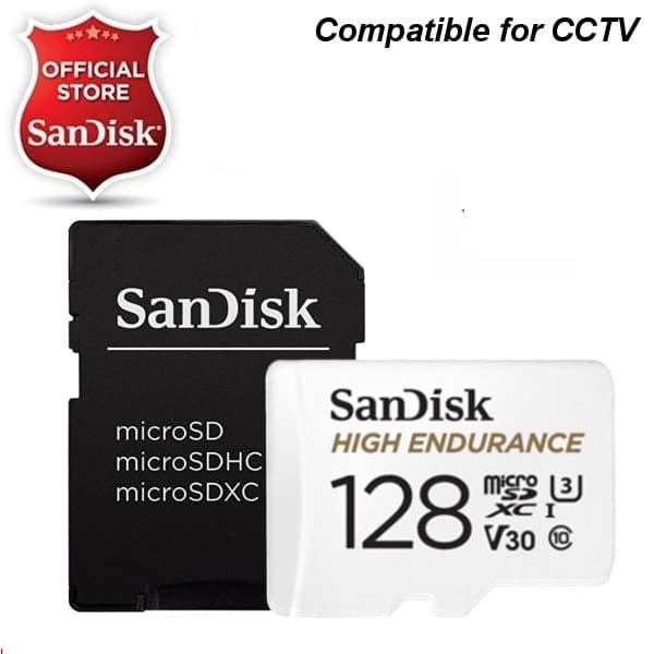 MICROSD SANDISK 128GB/ MICRO SD 128 GB HIGH ENDURANCE VIDEO MONITORING