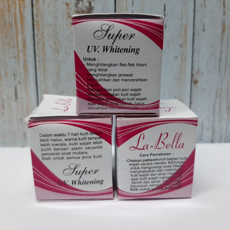 Cream labella ping super uv whitening ecer