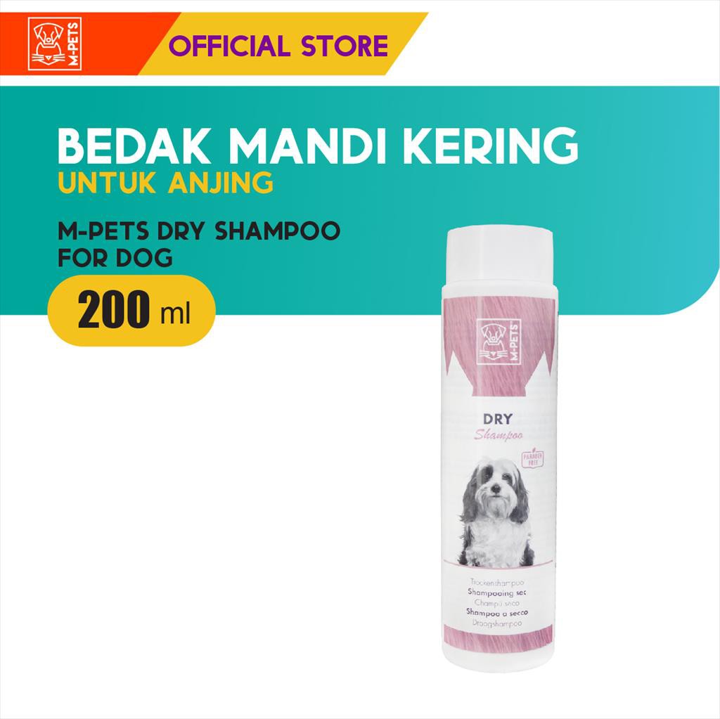 MPets Dry Shampoo For Dog 200 ml / Shampoo Mandi Kering Anjing
