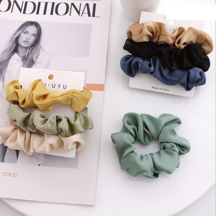 Scrunchie Mini - Kunciran / Ikat Rambut Cepol Hijab / Jilbab [Gratis Ongkir / Cod]