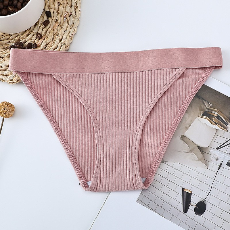 Celana Dalam Wanita Katun Warna Segar Lembut Fashion CD Celana Seksi