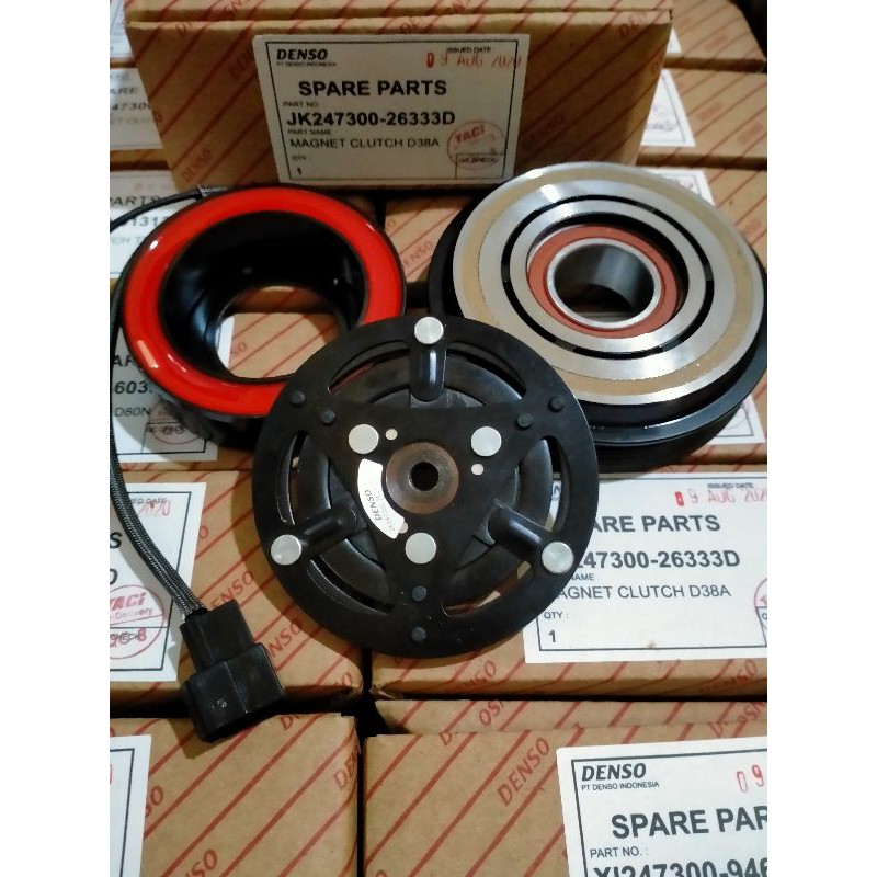 Puli pulley kompresor magnet clutch maknet magnit klut klet klat ac clutch avanza xenia 1300cc magnet clutch avanza old lama xenia 1.3 lama