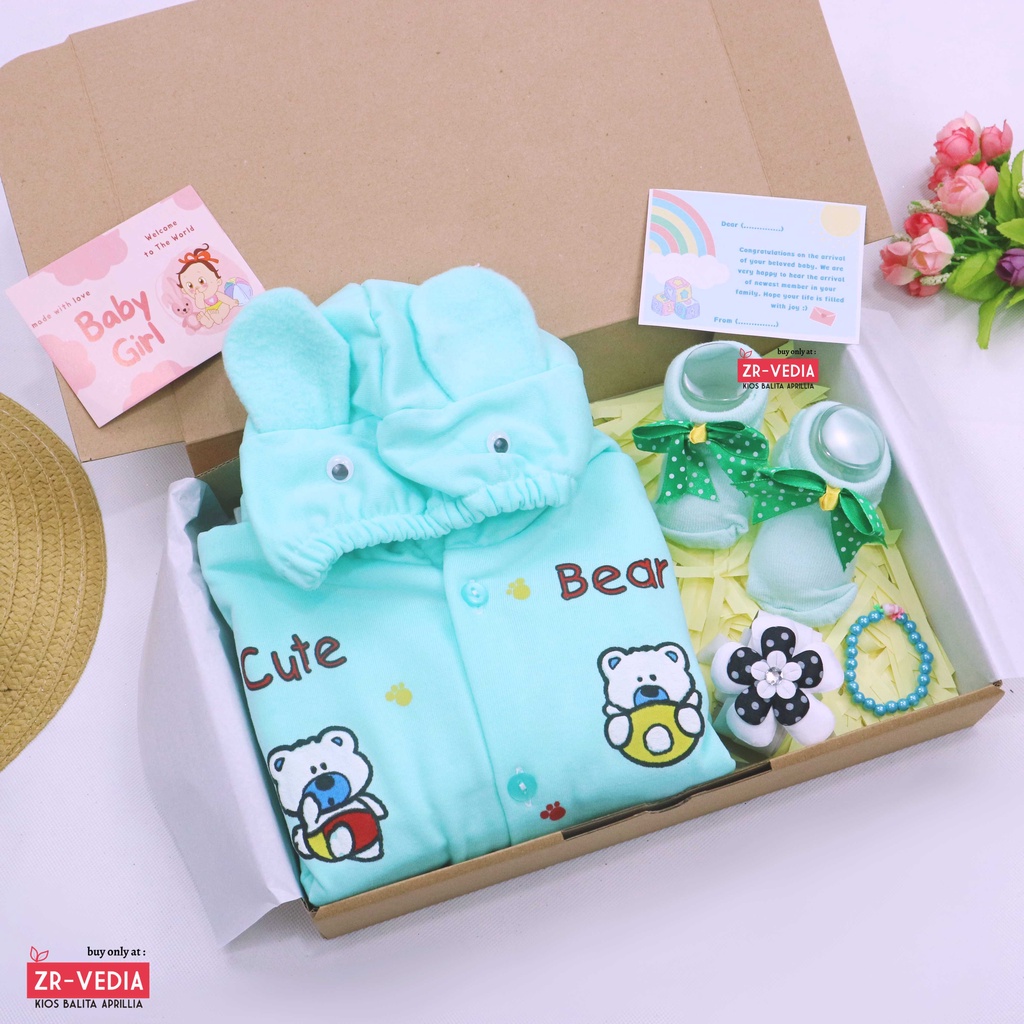 [SMILE] Hampers Jaket Baby Girl 0-12 Month / Kado Lahiran Bayi Perempuan Hadiah New Born Gift Bulan