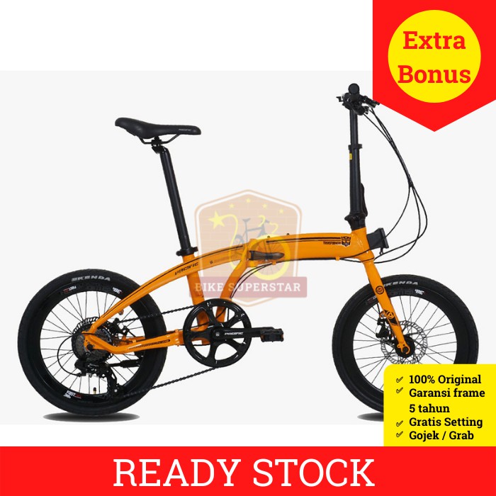 Sepeda Lipat 20 Inch Pacific Noris Transformer Alloy 8 Speed Cakram