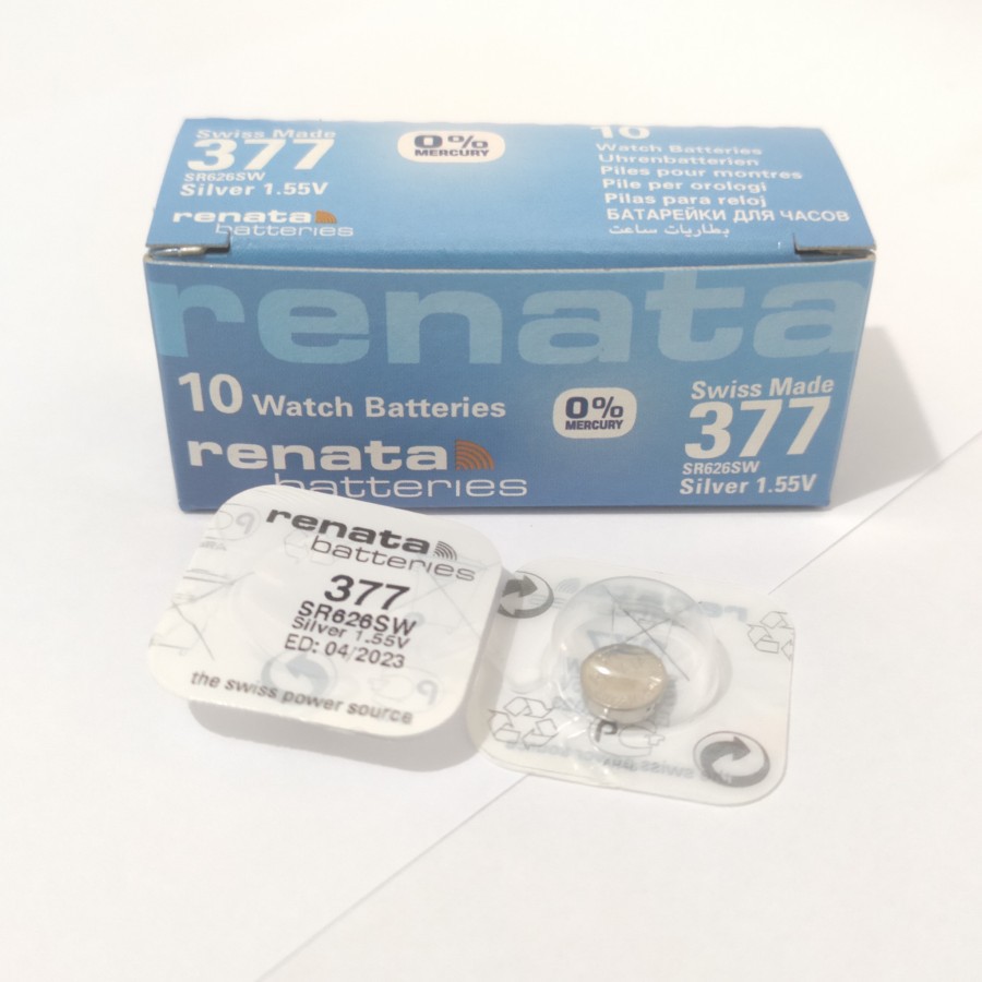 Battery Baterai Batrei Jam Tangan Renata 377 / SR626SW Original